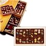 Velvet Jewelry Tray - Stacking - 36 Compartment (Burgundy) (1.5" H x 9.25" W x 16.25" D)