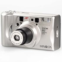KONICA MINOLTA ZOOM80DATE 35MM LENS-SHUTTER POINT AND SHOOT CAME