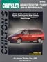 Chrysler-Caravan/Voyager/Town & Country 1996-99 (Chilton's Total Car Care Repair Manuals)