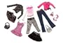 Barbie Fashion Fever Gift Set - 5 Mix and Match Outfits with Accessories