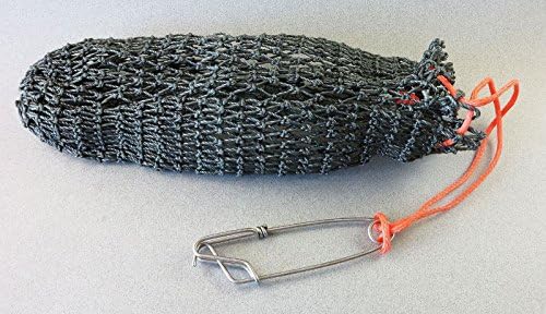 Heavy Poly Mesh Bag with Stainless Steel Clip for Crab Bait