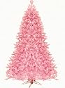 7.5' Pre-Lit Pretty In Pink Artificial Christmas Tree - Pink Lights