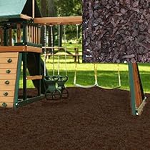 Big Sale Best Cheap Deals Swing Set Playground Rubber Mulch 75 Cu.Ft. Pallet-Chocolate Brown