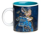 Laurel Burch Indigo Cats Mug