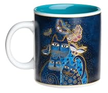 Laurel Burch Indigo Cats Mug
