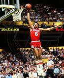 Philadelphia 76ers Julius Dr J Erving 8x10 Licensed Color Photo