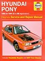 The Hyundai Pony Service Repair Manual (Haynes Service and Repair Manuals)