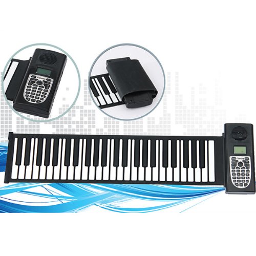 Lujex 61 Keys MIDI Digital Roll-Up Folding Soft 3D Keyboard Piano Educationial Playing Piano product image