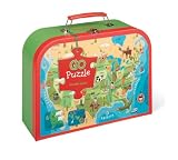 kids and infants educational toys item: USA Map Floor Puzzle, 50 pieces