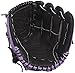 Louisville Slugger 10.5-Inch FG Diva Softball Infielders Gloves, Purple, Right Hand Throw