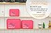 2 Days Delivery Romantic Gift Bags in Bag 5 Pcs Packing Cubes (Hot Pink)