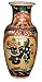 Regal Fu Dog - hand painted chinese porcelain vase