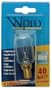 Wpro LFO005 Ampoule Four E14 T29 40 W 220 V