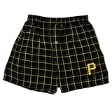 Pittsburgh Pirates Black MLB Game Day Boxer Shorts