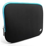 Scratch Defense Reversible Blue/Black Neoprene Sleeve for the Apple iPad 1  ....