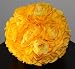 4 pcs 7" Yellow Rose POMANDER KISSING BALL WEDDING Centerpieces