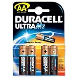 Duracell Ultra M3 High Tech Application Batteries AA 1.5V Ref 7035058 [Pack 4]