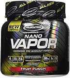 MuscleTech naNO Vapor, Hardcore Pre-Workout Formula, Fruit Punch, 1.04 lbs (474g)