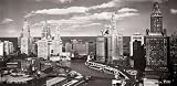 The Skyline - Chicago, 1930 poster print,54.4 in. x 26.8 in.