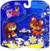 Littlest Pet Shop Assortment 'A' Series 1 Collectible Figure Fox and Basset Hound
