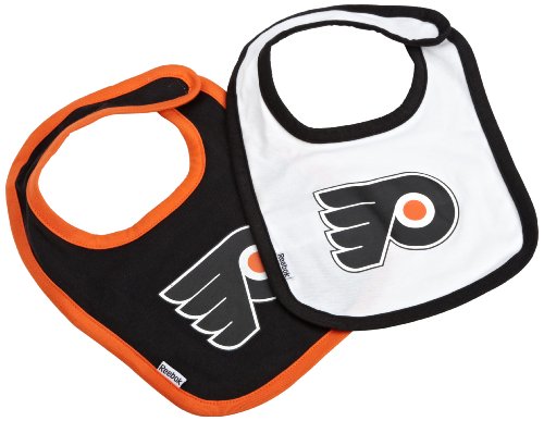 NHL Newborn Philadelphia Flyers 2 Piece Team Bib Set - R512Eboo (Multi, 0-3 Months)