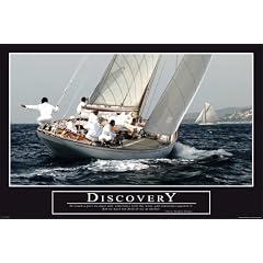 Empire 500243 Motivation - Discovery Segelboot Sport Poster Plakat Druck - Gr�sse 91.5 x 61 cm