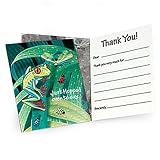 Dart Frogs Thank-You Notes (8) Party Supplies