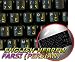 persian28 - FARSI PERSIAN HEBREW ENGLISH NONTRANSPARENT KEYBOARD STICKER ON