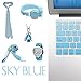 Allinside Aqua Ombre Keyboard Cover Skin for MacBook Pro 13