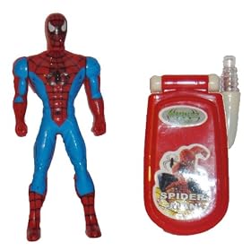Spiderman Figure and Toy Mobile With Lights And Music