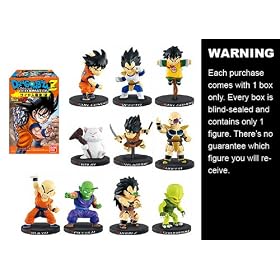 DragonBall Z Deformation: Saiyan Invasion Mini-Figure Candy Toy (One ~2" figure in randomly selected blind box) (Japanese Imported)