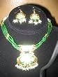 Anniversary Gift-Lakh Bead Necklace Set and Earrings In Multi Beads-3pc Set(Brand New)