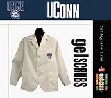 Connecticut Huskies Scrub Style Short Consultation Jacket from Gelscrubs ( with Huskies Logo ) - B000BJKIB6