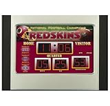 Washington Redskins Scoreboard Desk Clock