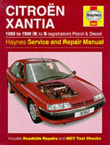Citroen Xantia (1993-98)Service and Repair Manual (Haynes Service & Repair Manual)