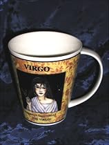ASTROLOGICAL ZODIAC MYSTIC VIRGO LARGE COFFEE CUP, TEA SOUP and HOT CHOCOLATE MUG