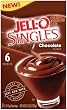 Jell-O Singles Instant Pudding Snacks, Sugar Free Chocolate, 6-Count Boxes (Pack of 10)
