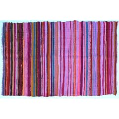 Flickenteppich 100*160 cm / andere Heimtextilien/ Variante: Farbe: pink-bunt