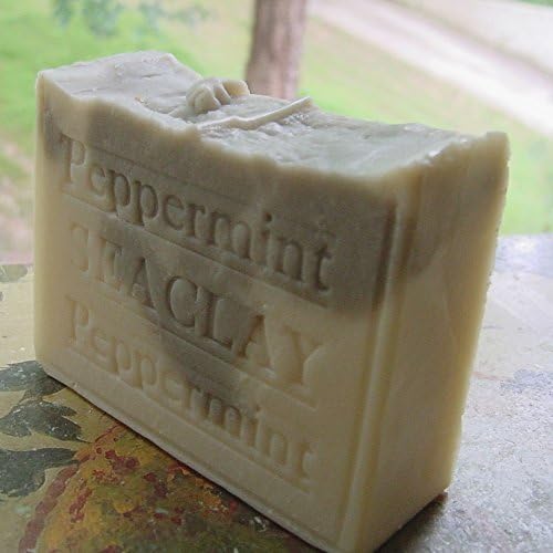 Peppermint with Sea Clay and Shea Butter Aged One Year Soap