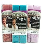 Wrights Double Fold Quilt Binding 7/8'' 3 Yards- Many Colors
