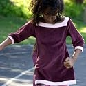 girls' Velour Bubble Dress