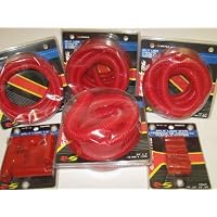 LARGE COMPLETE ENGINE SPLIT LOOM / CONVOLTED TUBING, T CONNECTORS AND LOOM WIRE ENDS / FINISHERS SET