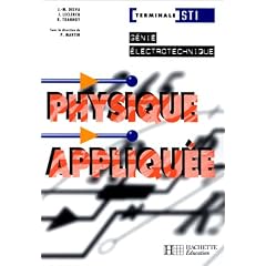 Physique appliqu�e, Terminale STI G�nie �lectrotechnique