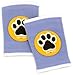 Ah Goo Baby Kneekers Baby Knee Pads for Crawling, Unisex, Paws Periwinkle Pattern, For Lean Legs