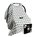 Best Baby Car Seat Covers for Boys and Girls with Innovative Wind-Proof Design, INCLUDES BONUS E-BOOK on Breastfeeding Tips, Can be Used as a Nursing Cover, Makes for a Perfect and Thoughtful Baby Shower Gift, Attractive Canopy Seat Cover that are Secure, Breathable, and Safe for Babies, Adorable Grey Chevron Pattern Print, Includes an Amazing Total Satisfaction Guarantee!