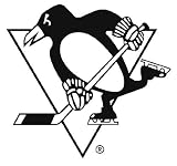 PITTSBURGH PENGUIN LOGO NHL WHITE DECAL VINYL STICKER