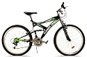 MOUNTAINBIKE 26 ZOLL DHS CLIMBER VOLLGEFEDERT 18 GANG SHIMANO "TZ" FARBE: GR&Uuml;N