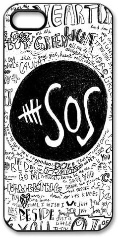 Retro Design The Music Band 5SOS for iPhone 5/5S Case , Hard Plastic 5SOS iPhone 5 Case