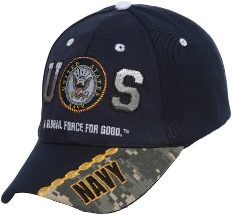 United States Navy "A Global Force For Good" Adjustable Hat w/ Emblem Embroidery