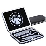 IMAGE OF 4 piece Leather/Magnetic Manicure Set by Dovo